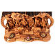 Cabaña carillón belén completo madera olivo Belén 20x30x15 cm s6