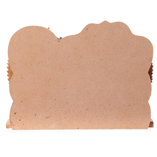 Complete Nativity Scene with music box complete olive wood Bethlehem, 20x30x15 cm 8