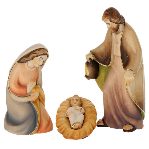 Rudolf Nativity Scene of 9 cm, set of 13, Val Gardena maple wood 2