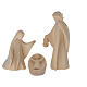 Crèche Aram 17 pcs 7 cm bois Val Gardena naturel s2