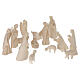 Crèche Aram 17 pcs 7 cm bois Val Gardena naturel s5