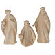 Complete nativity Aram 17 pcs 7 cm natural Valgardena wood s4