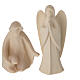 Full nativity set Valgardena natural Aram 17 pieces 10 cm s6