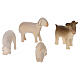 Val Gardena Nativity Scene, 17 painted figurines of 13 cm, "Aram" collection s9