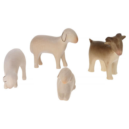 Aram nativity scene 13 cm colored Valgardena 17 pieces 9