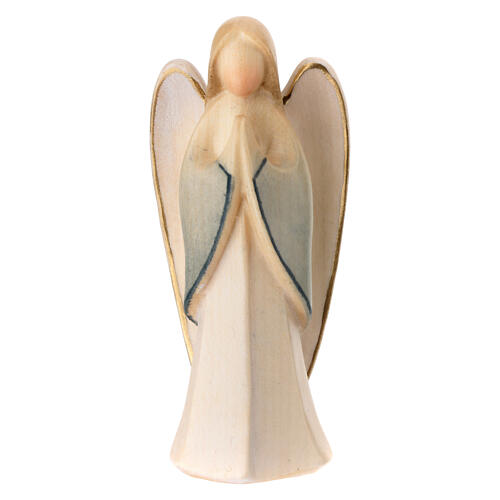 Crèche complète 17 pcs Aram bois coloré Val Gardena 10 cm 5