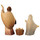 Crèche complète 17 pcs Aram bois coloré Val Gardena 10 cm s8