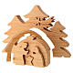 Presepe in legno Val Gardena ad incastro 14x20 cm s2