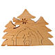 Presepe in legno Val Gardena ad incastro 14x20 cm s5
