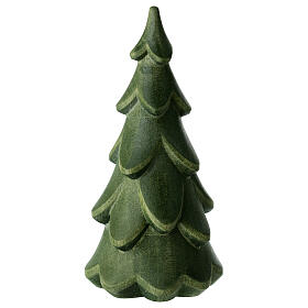 Val Gardena maple wood tree with green finish