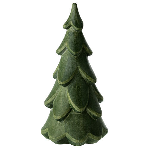 Albero Val Gardena finitura verde in legno d'acero 2