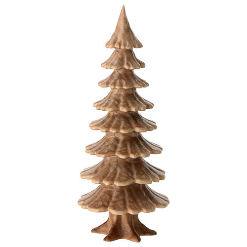 Tannenbaum aus Ahornholz, naturbelassen mit glänzendem Finish 1