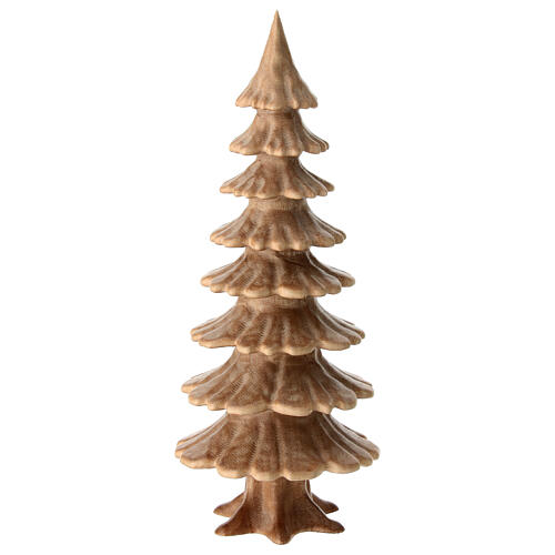 Tannenbaum aus Ahornholz, naturbelassen mit glänzendem Finish 2