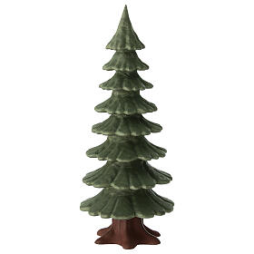 Val Gardena maple wood fir tree in green and brown finish