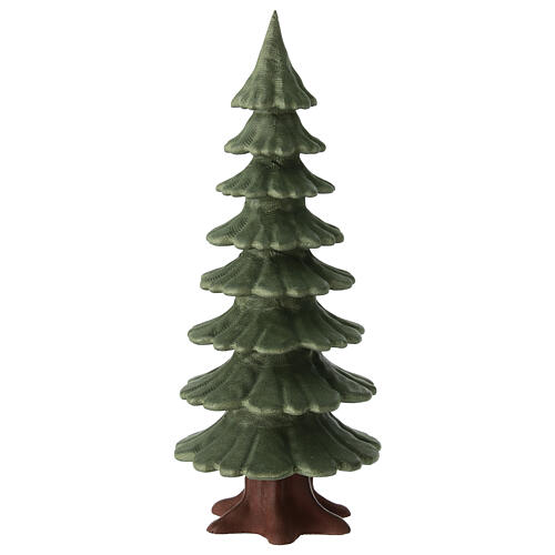 Abeto Val Gardena de madera de arce acabado verde y marrón 2