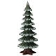 Snow-covered Val Gardena maple wood fir tree with green and brown finish s1