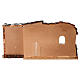 Capanna  legno ulivo Terrasanta corteccia Natività 12 pz 18x40x20 s9