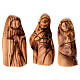 Resurrection of Christ with tomb, set of 8, Holy Land olivewood s3