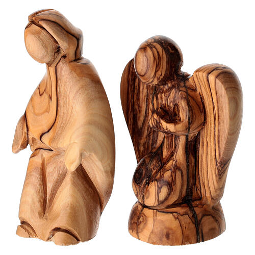 Résurrection du Christ avec tombe 8 pièces en bois d'olivier Terre Sainte 7