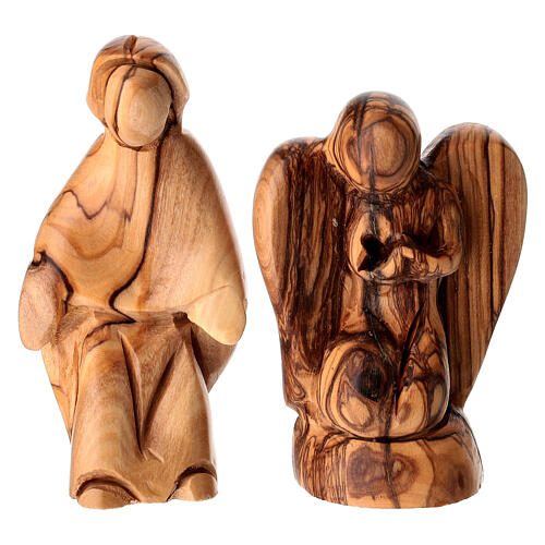 Resurrezione di Cristo con tomba 8 pz legno d'ulivo Terrasanta 2