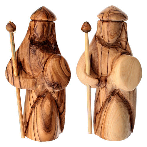 Resurrezione di Cristo con tomba 8 pz legno d'ulivo Terrasanta 5