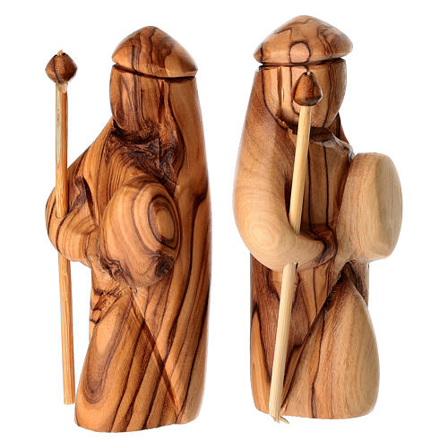Resurrezione di Cristo con tomba 8 pz legno d'ulivo Terrasanta 9