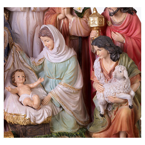 Nativity Scene in resin, 55 cm 7