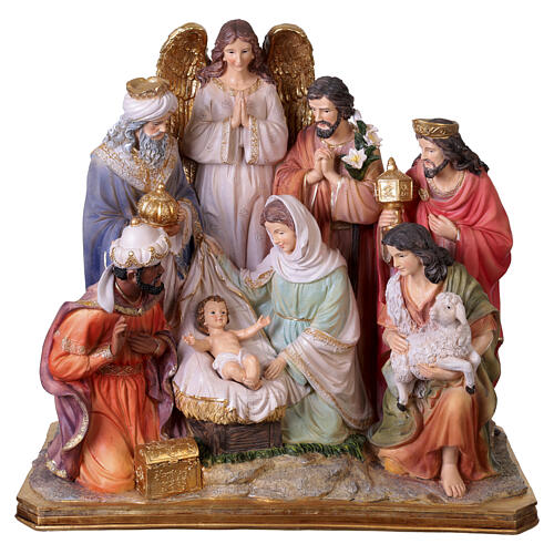 Crèche scène de la Nativité en résine 55 cm 1