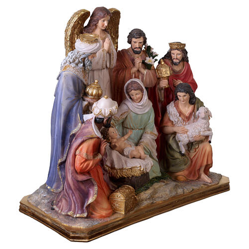 Presepe scena della Natività resina 55cm 6