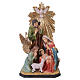 Statuette pour crèche : Nativité et Saint-Esprit en résine 34x19x12 cm s1