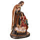 Nativity Scene in hand-painted resin, 30 cm, single scene s3