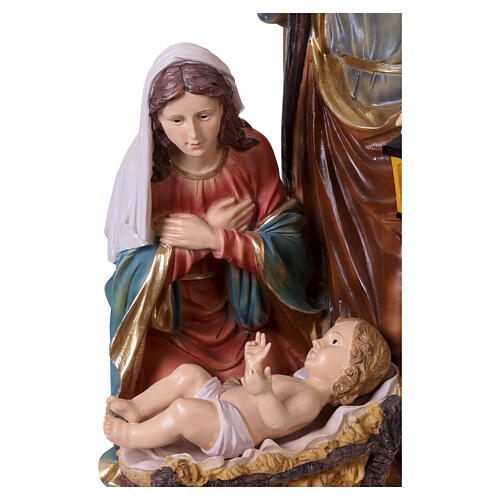 Resin Nativity with Holy Family statue, 80 cm 4