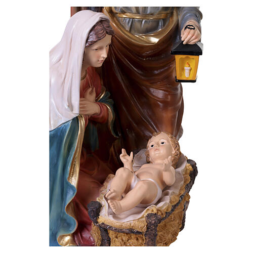 Belén de resina con estatua Natividad 80 cm 6