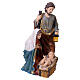 Belén de resina con estatua Natividad 80 cm s5