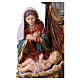 Crèche en résine avec statue de la Nativité 80 cm s4