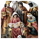 Statua natività completa in resina 15x15x7 cm s2