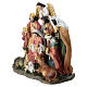 Complete Nativity Scene Statue in Resin 15x15x7 cm s3
