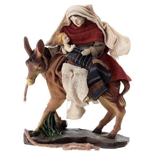 Huida a Egipto resina 15 cm belén pascual 2