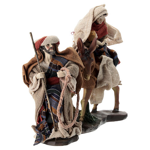 Huida a Egipto resina 15 cm belén pascual 3