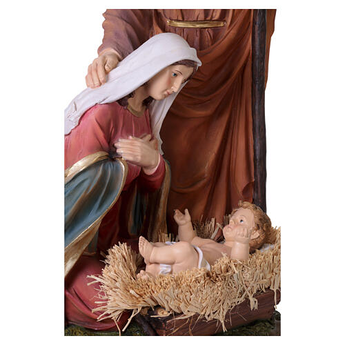 Resin Nativity with Holy Family statue, 120 cm 16