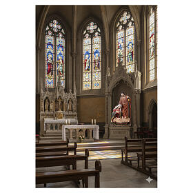 Statua della Sacra Famiglia in resina presepe 120cm