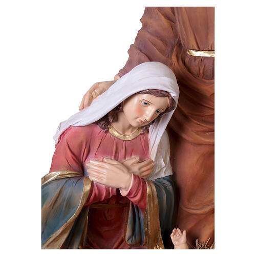 Figura Świętej Rodziny z żywicy do szopki, 120 cm 7