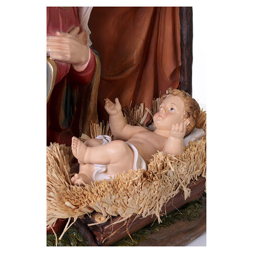 Figura Świętej Rodziny z żywicy do szopki, 120 cm 12