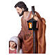Figura Świętej Rodziny z żywicy do szopki, 120 cm s13