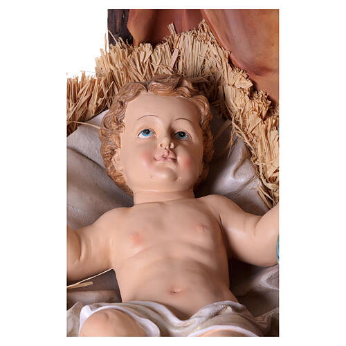 Resin Nativity with Holy Family statue, 150 cm 10