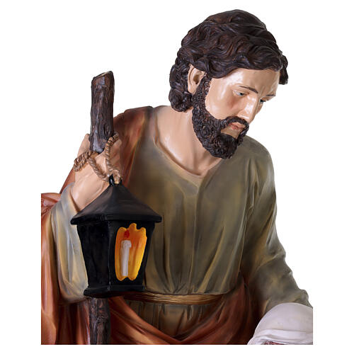 Resin Nativity with Holy Family statue, 150 cm 12