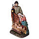 Estatua de la Natividad con cuna de 150 cm de resina s6