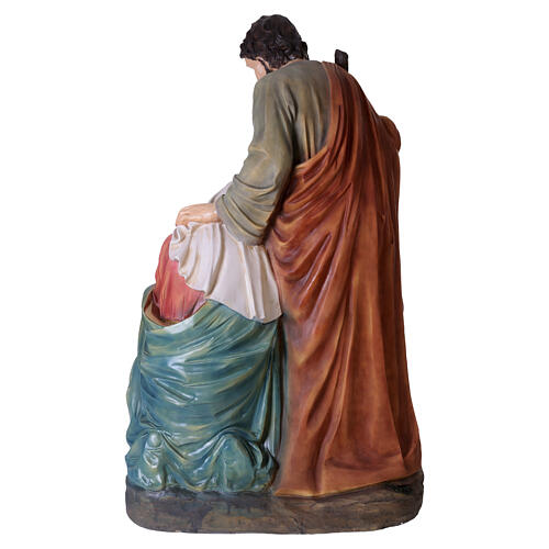 Nativité en résine avec mangeoire 150 cm 15