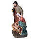 Statua della Natività con mangiatoia di 150cm in resina s14