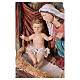 Nativity Holy Family statue with manger, 150 cm, resin s9